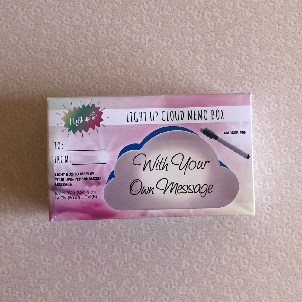 Light Up Memo Box
